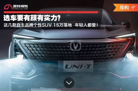 选车要有颜有实力？这几款自主品牌个性suv 15万落地 年轻人都爱！跟我视驾