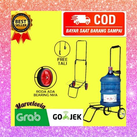 Jual Troli Lipat Aqua Galon Tabung Gas Trolley Barang Serbaguna