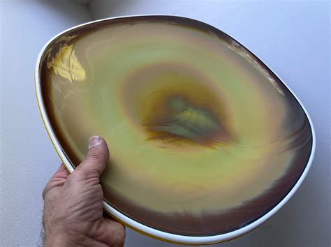 Unusual Art Glass Charger Circa 1960s For Sale At 1stdibs