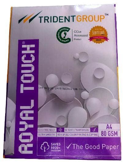 Trident Royal Touch 80 Gsm A4 Size Copier Paper 500 Sheets White Pack