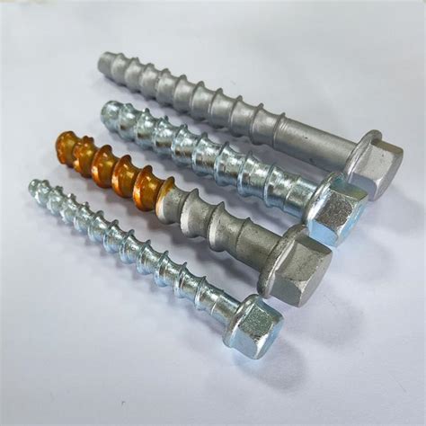 Concrete Self Tapping Screw Anchors Cement Self Cutting Screw Anchors