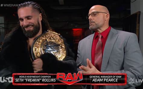 Adam Pearce Announces His Intentions With Cm Punk Seth Rollins Gives