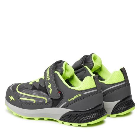 Sneakersy KangaRoos K Hk Teak Low Ev Rtx 18942 000 2014 Steel Grey Lime