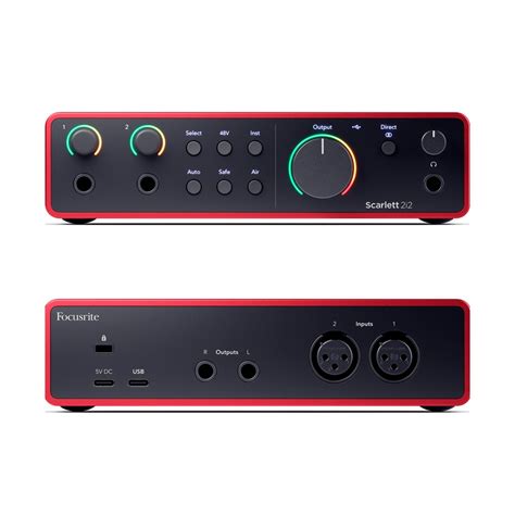 Interfaz De Audio Scarlett 2i2 G4 Studio Focusrite