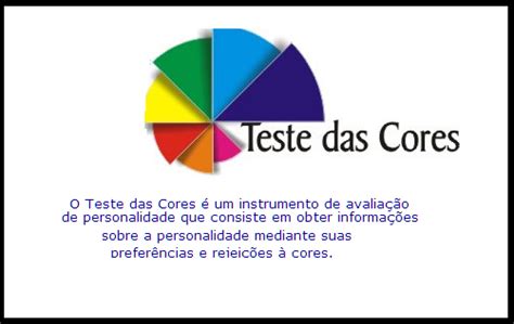 Teste De Personalidade Cores - Profissões: Teste das Cores: (avaliação de personalidade)