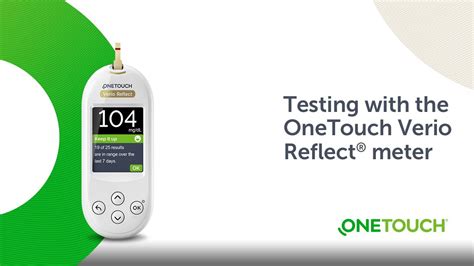 Onetouch Verio Reflect Meter Onetouch Professional Support