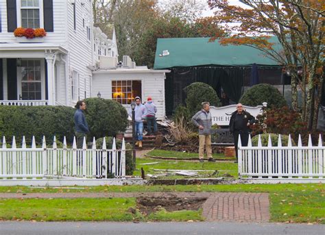 Crash Knocked Part Of Hedges Inn Off Foundation The East Hampton Star