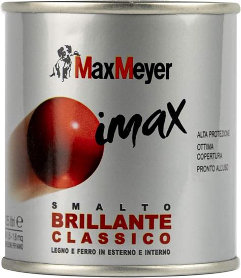 Maxmeyer Smalto Brillante A Solvente Per Ferro E Legno Imax Testa Di