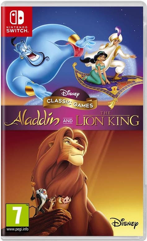 Disney Classic Games Aladdin And The Lion King Nintendo