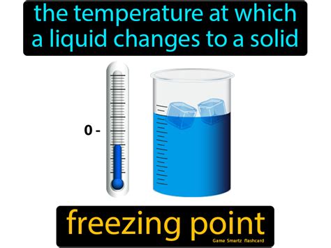 Freezing Point Easy Science Chemistry Education Science Flashcards