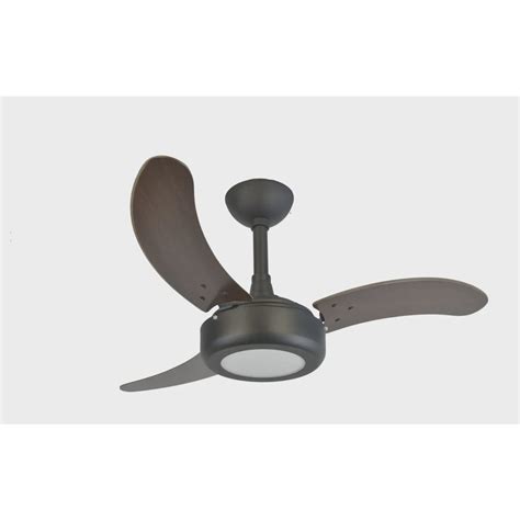 Ventilador de Teto Infinity Lux LED 6000K Preto 3 Pás mdf Tb 220V