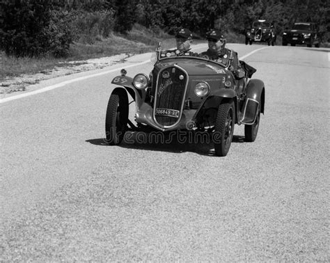 FIAT 508 S BALILLA COPPA D ORO 1934 On An Old Racing Car In Rally Mille