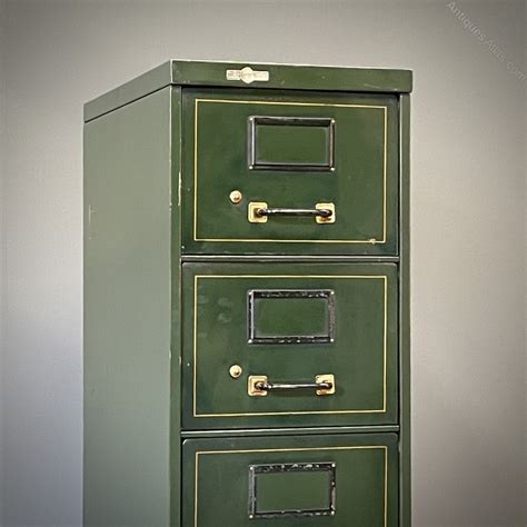 Vintage Roneo Painted Metal Filing Cabinet Antiques Atlas