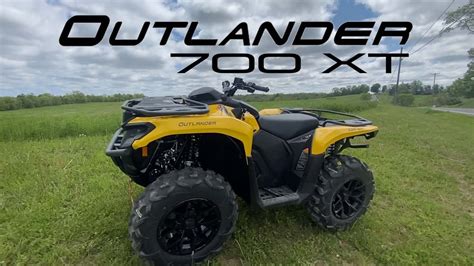 2023 Canam Outlander 700 Xt Youtube