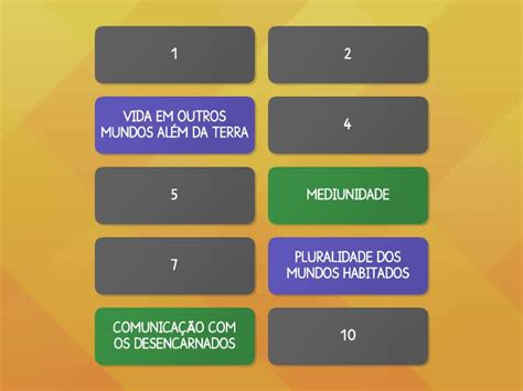 Jogo Da Mem Ria Espirita Os Fundamentos Combine Os Pares