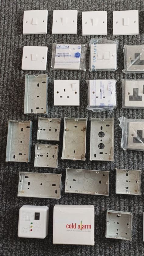 Job Lot Electrical Switches Sockets Boxes Etc All New Unused Ebay