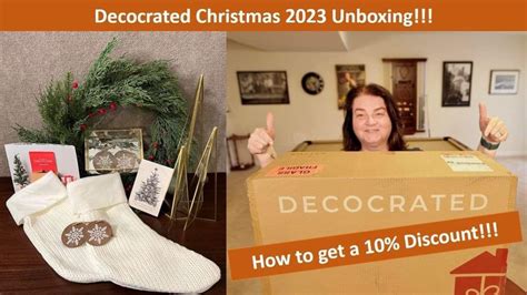 Decocrated Christmas Deluxe Box Unboxing Christmas Homedecor