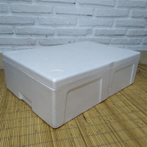 Jual Box Styrofoam Kotak Gabus Gepeng L 10 Kg Jogja Gojek Shopee