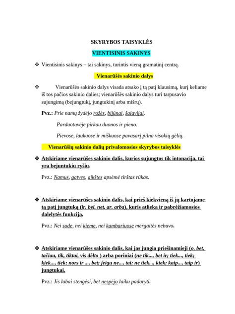 Skyrybos Taisykles Pdf