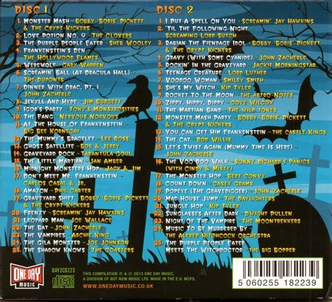 Halloween Vince's dark delights!: The Best of Halloween CD