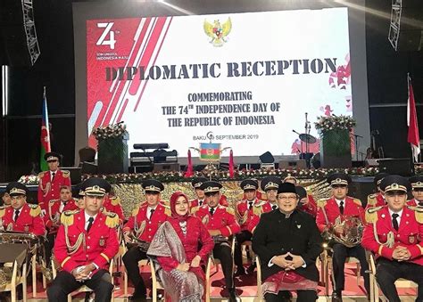 Ratusan Undangan Hadiri Resepsi Diplomatik HUT RI Ke 74 Di Baku