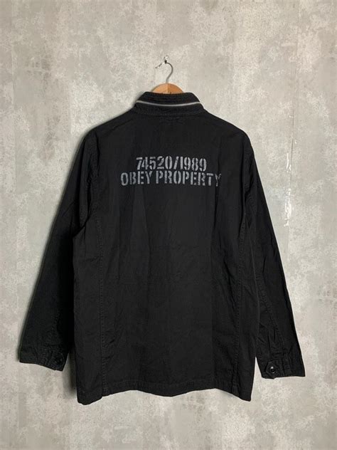 Obey Propaganda Jacket Mens Fashion Coats Jackets And Outerwear On