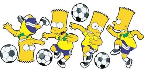 Adhesivos Decorativos Simpsons Soccer B R Mercadolibre