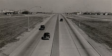 South Freeway I 35w Near Berry Street In South Fort Worth 1953 Old