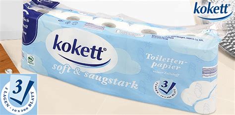 Kokett Toilettenpapier Lagig Von Aldi S D