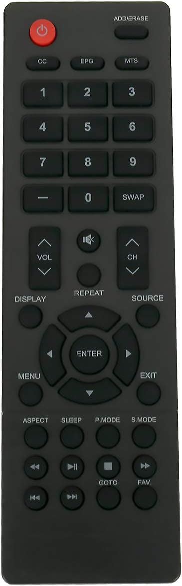 Amazon KT1744 HG2 Replace Remote Control For Polaroid TV Remote