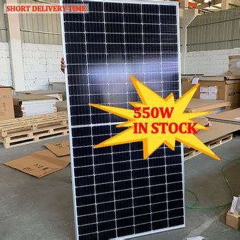 500w 550w N Type 600w Pv Module Black Frame Double Glass 182mm Topcon