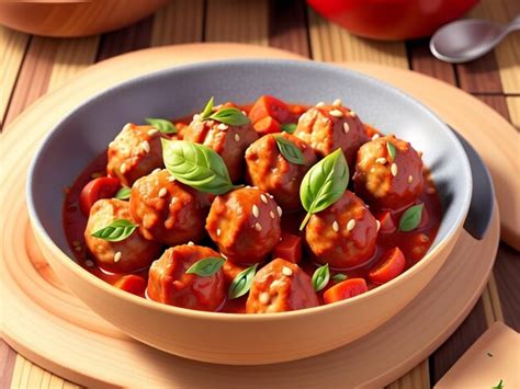 Premium Ai Image A Food Dish Of Tomato
