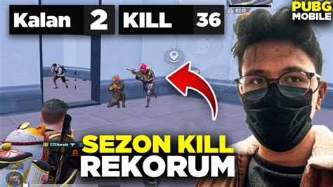 Sezon Kİll Rekorumu Kirdim Pubg Mobİle Youtube