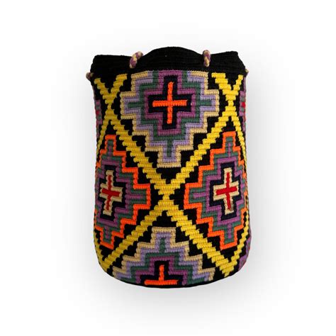 Mochila Wayuu Tradicional Grande Dise O Tnico Artesan As El Perendengue