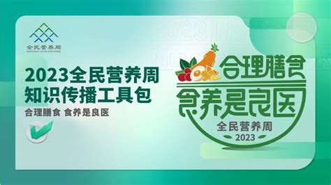 2023年全民营养周知识传播工具包上线 福建省营养师协会