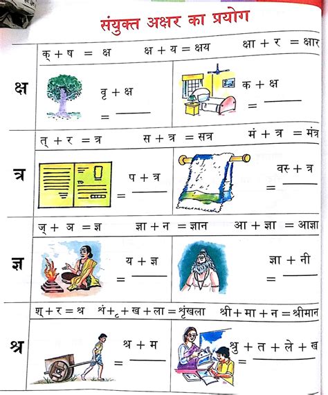 Sanyukt Vyanjan Worksheet