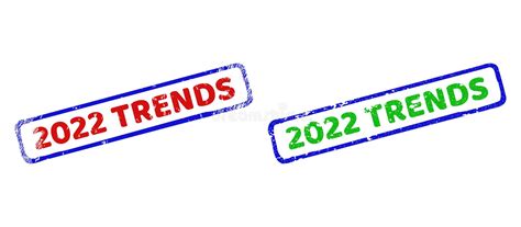 2022 Trends Bicolor Rough Rectangular Seals With Corroded Surfaces