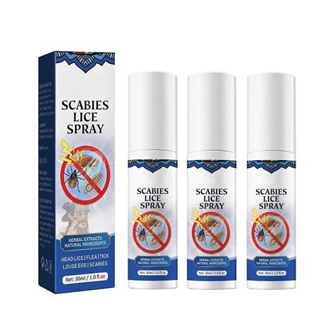 Pcs Ml Scabies Lice Removal Spray For Head Lice Removal Head Lice