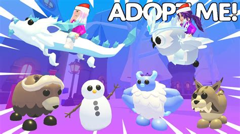 We Got All The Winter Pets And Items On Adopt Me YouTube