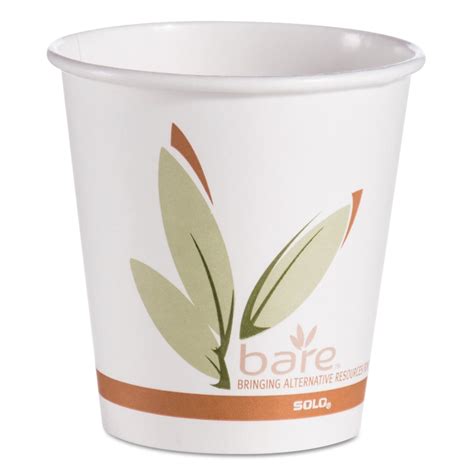 SOLO Cup Company Bare By Solo Eco Forward Recycled Content PCF Hot Cups Paper Oz Ctn