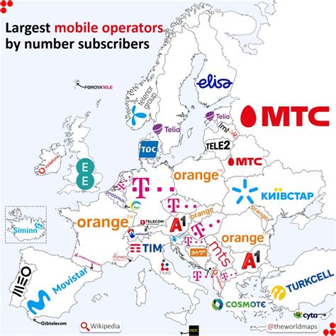 Najwi Ksi Operatorzy Telefonii Kom Rkowej W Europie