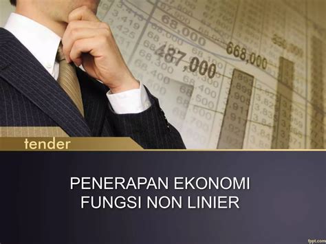 Penerapan Fungsi Non Linier Ppt