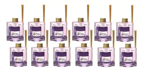 12 Unid Difusor De Ambientes Tropical Aromas 250ml Lavanda Frete grátis