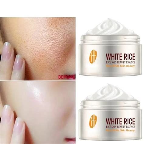 White Rice Whitening Cream Anti Aging Remove Wrinkles Nourishing