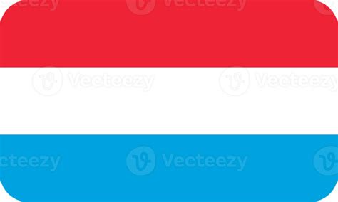 Luxembourgian Flag Of Luxembourg Round Corners 29887990 Png
