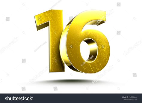 1803 3d Render Number 16 Images Stock Photos And Vectors Shutterstock