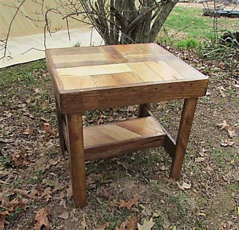 Rustic End Table Rustic Table Living Room Furniture Rustic