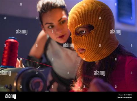 London UK 15th Nov 2017 Actors Performing Scenes From Inside Pussy Riot An Immersive Play