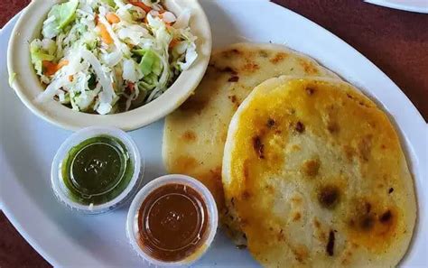 Salvadoran Pupusas. Tasty food originated in El Salvador.