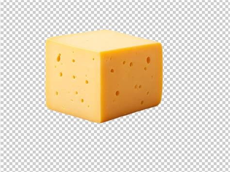 Premium PSD | Cheese cube